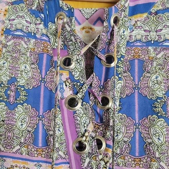 Buffalo David Bitton Multicolor Dress Small Petite - Picture 9 of 10